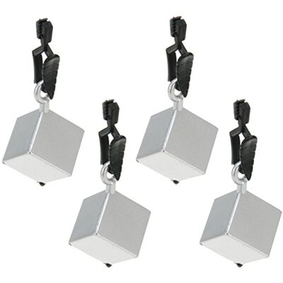 VENILIA - 54203 - Cube weights - 4 pcs - Tablecloth weights VENILIA - 54203 - Cube weights - 4 pcs - Tablecloth weights
