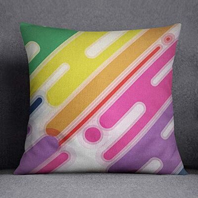 Bonamaison Decorative Cushion Cover, Cotton Polyester, Multicolor, 45x45 Bonamaison Decorative Cushion Cover, Cotton Polyester, Multicolor, 45x45