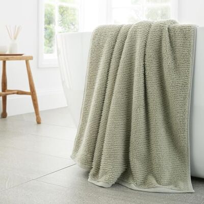 Bianca Soft Zero Twist Spa Cotton 70x127cm Bath Towel Green Bianca Soft Zero Twist Spa Cotton 70x127cm Bath Towel Green