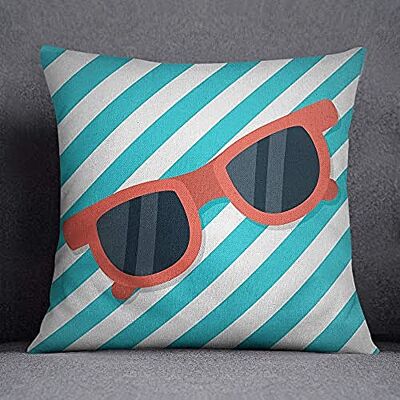 Bonamaison Decorative Cushion Cover, Cotton Polyester, Multicolor, 45x45 Bonamaison Decorative Cushion Cover, Cotton Polyester, Multicolor, 45x45