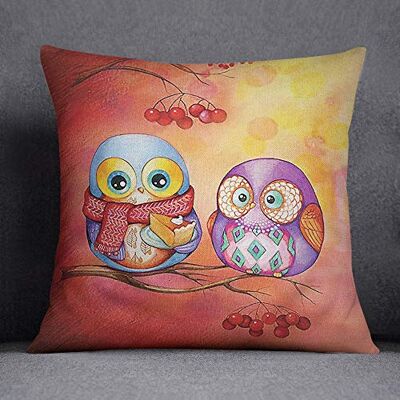 Bonamaison Decorative Cushion Cover, Cotton Polyester, Multicolor, 45X45 Bonamaison Decorative Cushion Cover, Cotton Polyester, Multicolor, 45X45
