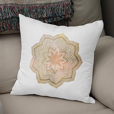 Bonamaison , Decorative Cushion Cover 50% Cotton 50% Polyester 43x43cm Designed and Manufactured in Turkey Bonamaison , Decorative Cushion Cover 50% Cotton 50% Polyester 43x43cm Designed and Manufactured in Turkey