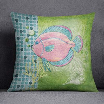 Bonamaison Decorative Cushion Cover, Polyester Cotton, Multicolor, 45X45 Bonamaison Decorative Cushion Cover, Polyester Cotton, Multicolor, 45X45