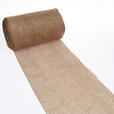 Deko AS GmbH Deko As Shabby Chic table runner in linen look, polyester, odourless, cocos, 20 cm x 5 m Deko AS GmbH Deko As Shabby Chic table runner in linen look, polyester, odourless, cocos, 20 cm x 5 m