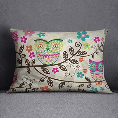 Bonamaison Decorative Cushion Cover, Polycotton, Multicolor, 35x50 Bonamaison Decorative Cushion Cover, Polycotton, Multicolor, 35x50