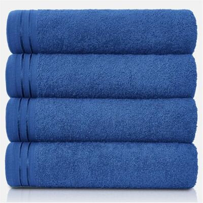 GC GAVENO CAVAILIA Large Towels Bath Sheet-Highly Absorbent Egyptian Cotton Towel Set-4 Pack Extra Soft Large Bath Towel Royal Blue-Quick Dry Bath Sheets-450 GSM Washable Towels, 75X135 Cm GC GAVENO CAVAILIA Large Towels Bath Sheet-Highly Absorbent Egyptian Cotton Towel Set-4 Pack Extra Soft Large Bath Towel Royal Blue-Quick Dry Bath Sheets-450 GSM Washable Towels, 75X135 Cm