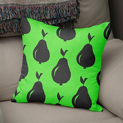 Bonamaison Decorative Cushion Cover, Polycotton, Green, Standard Bonamaison Decorative Cushion Cover, Polycotton, Green, Standard