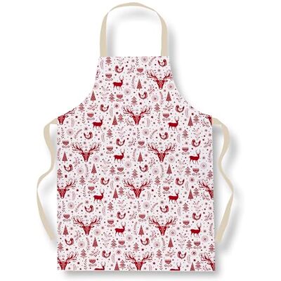 Cooksmart British Designed Christmas Apron Aprons For Women & Men Christmas Cooking Apron For All Types Of Kitchens Apron For Women & Men A Nordic Christmas (PVC) Cooksmart British Designed Christmas Apron Aprons For Women & Men Christmas Cooking Apron For All Types Of Kitchens Apron For Women & Men A Nordic Christmas (PVC)