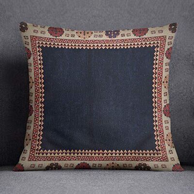 Bonamaison Decorative Cushion Cover, Cotton Polyester, Multicolor, 45x45 Bonamaison Decorative Cushion Cover, Cotton Polyester, Multicolor, 45x45