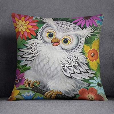 Bonamaison Decorative Cushion Cover, Cotton Polyester, Multicolor, 45X45 Bonamaison Decorative Cushion Cover, Cotton Polyester, Multicolor, 45X45