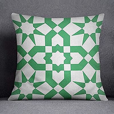 Bonamaison Decorative Cushion Cover, Cotton Polyester, Multicolor, 45x45 Bonamaison Decorative Cushion Cover, Cotton Polyester, Multicolor, 45x45