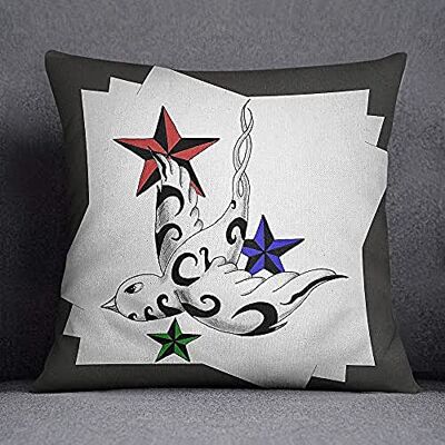 Bonamaison Decorative Cushion Cover, Cotton Polyester, Multicolor, 45x45 Bonamaison Decorative Cushion Cover, Cotton Polyester, Multicolor, 45x45