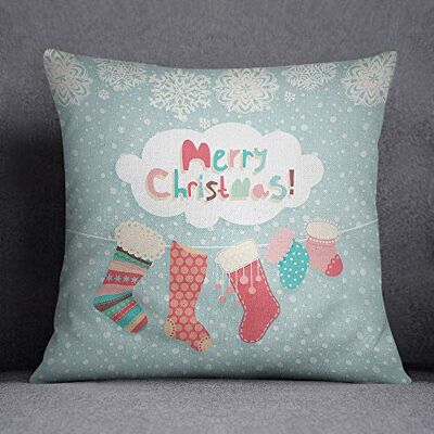 Bonamaison Decorative Cushion Cover, Cotton Polyester, Multicolor, 45x45 Bonamaison Decorative Cushion Cover, Cotton Polyester, Multicolor, 45x45