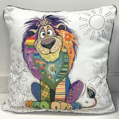 L & P Home & Gifts Lesser & Pavey Louis Lion Soft and Cozy Pillow with Covers L & P Home & Gifts Lesser & Pavey Louis Lion Soft and Cozy Pillow with Covers
