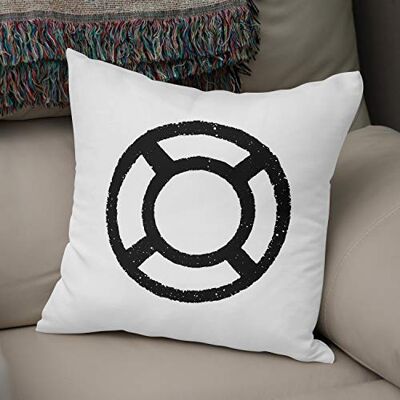 Bonamaison , Decorative Cushion Cover 50% Cotton 50% Polyester 43x43cm Designed and Manufactured in Turkey Bonamaison , Decorative Cushion Cover 50% Cotton 50% Polyester 43x43cm Designed and Manufactured in Turkey