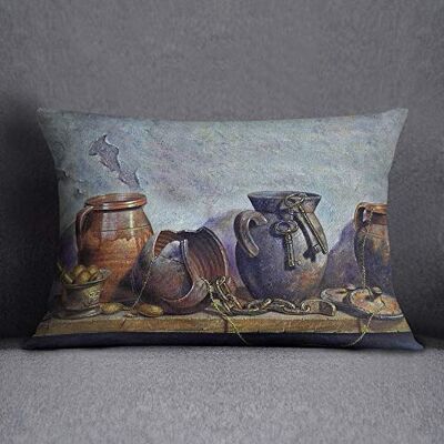 Bonamaison Decorative Cushion Cover, Polycotton, Multicolor, 35x50 Bonamaison Decorative Cushion Cover, Polycotton, Multicolor, 35x50