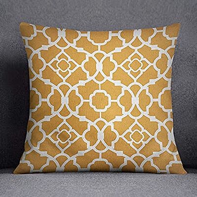 Bonamaison Decorative Cushion Cover, Cotton Polyester, Multicolor, 45X45 Bonamaison Decorative Cushion Cover, Cotton Polyester, Multicolor, 45X45