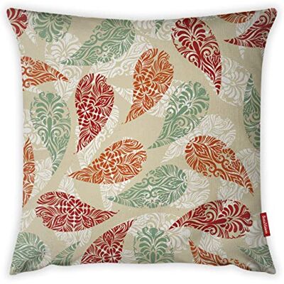 Bonamaison Decorative Cushion Cover, Cotton Polyester, Multicolor, 45x45 Bonamaison Decorative Cushion Cover, Cotton Polyester, Multicolor, 45x45