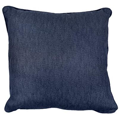 Fusion Navy Blue Cushion (43 x 43cm) 100% Cotton Filling Included Dark Blue Cushions with Covers Included/Cushion Inserts Matching Curtains Available Sorbonne Collection Fusion Navy Blue Cushion (43 x 43cm) 100% Cotton Filling Included Dark Blue Cushions with Covers Included/Cushion Inserts Matching Curtains Available Sorbonne Collection
