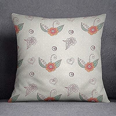 Bonamaison Decorative Cushion Cover, Cotton Polyester, Multicolor, 45x45 Bonamaison Decorative Cushion Cover, Cotton Polyester, Multicolor, 45x45