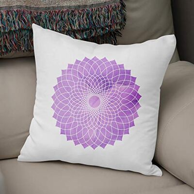 Bonamaison , Decorative Cushion Cover 50% Cotton 50% Polyester 43x43cm Designed and Manufactured in Turkey Bonamaison , Decorative Cushion Cover 50% Cotton 50% Polyester 43x43cm Designed and Manufactured in Turkey