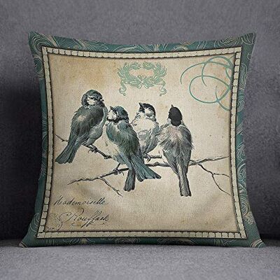 Bonamaison Decorative Cushion Cover, Cotton Polyester, Multicolor, 45X45 Bonamaison Decorative Cushion Cover, Cotton Polyester, Multicolor, 45X45