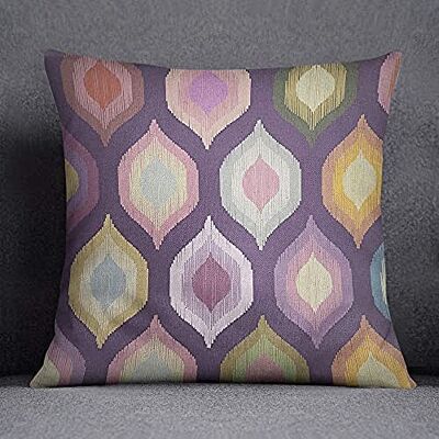 Bonamaison Decorative Cushion Cover, Polycotton, Multicolor, 45x45 Bonamaison Decorative Cushion Cover, Polycotton, Multicolor, 45x45
