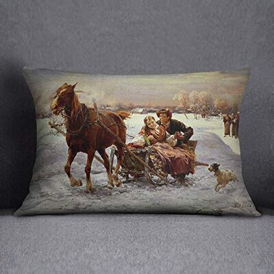 Bonamaison Decorative Cushion Cover, Polycotton, Multicolor, 35x50 Bonamaison Decorative Cushion Cover, Polycotton, Multicolor, 35x50