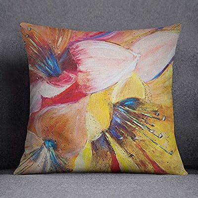 Bonamaison Decorative Cushion Cover, Cotton Polyester, Multicolor, 45x45 Bonamaison Decorative Cushion Cover, Cotton Polyester, Multicolor, 45x45