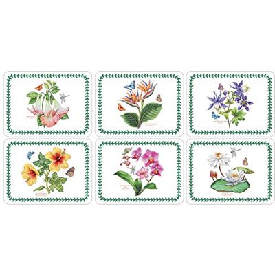 Pimpernel x Botanic Garden Placemats Set of 6 Cork Backed Table Mats, With Exclusive Botanical Art Print, Stain & Heat Resistant to Protect Surfaces Pimpernel x Botanic Garden Placemats Set of 6 Cork Backed Table Mats, With Exclusive Botanical Art Print, Stain & Heat Resistant to Protect Surfaces