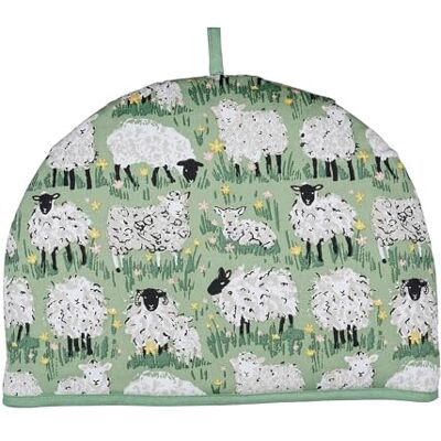 Ulster Weavers Woolly Sheep Tea Cosy, 100% Cotton Teapot Cover, Farmhouse Sheep Design, Insulated Tea Pot Warmer, 35 x 35cm, Country Kitchen Accessory Ulster Weavers Woolly Sheep Tea Cosy, 100% Cotton Teapot Cover, Farmhouse Sheep Design, Insulated Tea Pot Warmer, 35 x 35cm, Country Kitchen Accessory