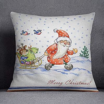 Bonamaison Decorative Cushion Cover, Cotton Polyester, Multicolor, 45x45 Bonamaison Decorative Cushion Cover, Cotton Polyester, Multicolor, 45x45