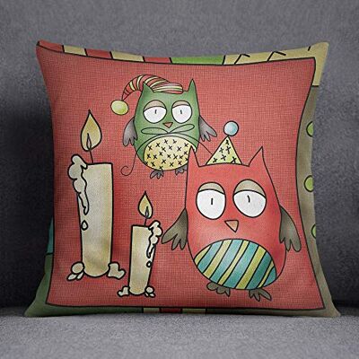 Bonamaison Decorative Cushion Cover, Cotton Polyester, Multicolor, 45x45 Bonamaison Decorative Cushion Cover, Cotton Polyester, Multicolor, 45x45