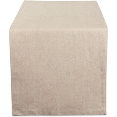 DII CAMZ38725 Natural Solid Chambray, Table Runner 14x72, Chambray Natural DII CAMZ38725 Natural Solid Chambray, Table Runner 14x72, Chambray Natural