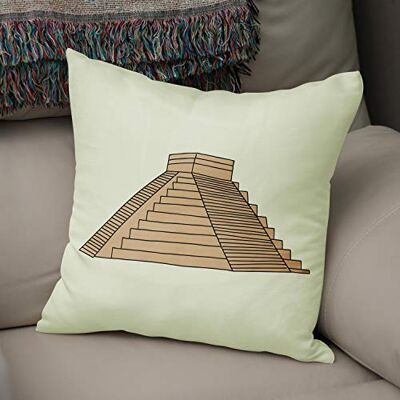Bonamaison , Decorative Cushion Cover 50% Cotton 50% Polyester 43x43cm Designed and Manufactured in Turkey Bonamaison , Decorative Cushion Cover 50% Cotton 50% Polyester 43x43cm Designed and Manufactured in Turkey