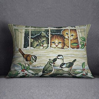 Bonamaison Decorative Cushion Cover, Polycotton, Multicolor, 35x50 Bonamaison Decorative Cushion Cover, Polycotton, Multicolor, 35x50