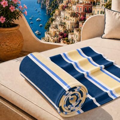 PETTI Artigiani Italiani Microfibre Beach Towel, Beach or Pool Towel, Beach Towel, Large 90 x 180 cm, Millerighe 19 PETTI Artigiani Italiani Microfibre Beach Towel, Beach or Pool Towel, Beach Towel, Large 90 x 180 cm, Millerighe 19