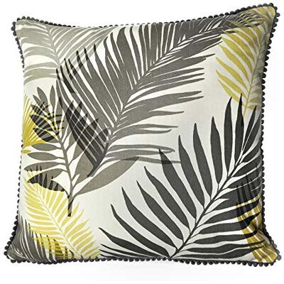 Fusion Tropical 100% Cotton Filled Cushion 43x43 cm in Ochre Fusion Tropical 100% Cotton Filled Cushion 43x43 cm in Ochre