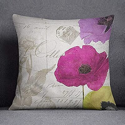 Bonamaison Decorative Cushion Cover, Cotton Polyester, Multicolor, 45x45 Bonamaison Decorative Cushion Cover, Cotton Polyester, Multicolor, 45x45