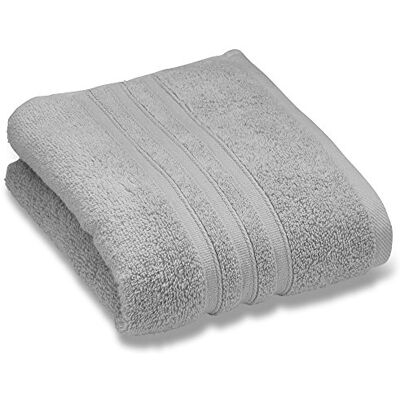 Catherine Lansfield Silver Zero Twist Bath Towel Catherine Lansfield Silver Zero Twist Bath Towel