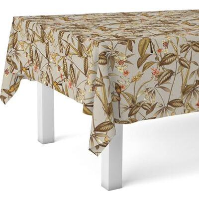 ECOMMERC3 Tablecloth Oilcloth Rectangular Table Size 220 x 140 cm Style, Durability and Easy Cleaning for Your Table Stain Resistant and Waterproof Oilcloth Tablecloth Amazonas Brown ECOMMERC3 Tablecloth Oilcloth Rectangular Table Size 220 x 140 cm Style, Durability and Easy Cleaning for Your Table Stain Resistant and Waterproof Oilcloth Tablecloth Amazonas Brown