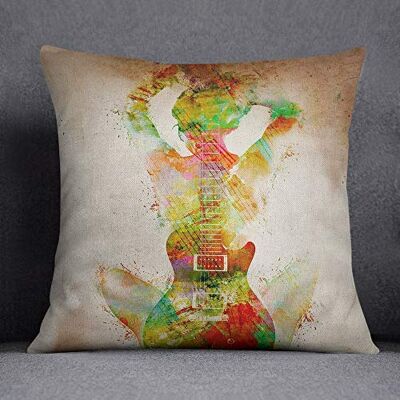 Bonamaison Decorative Cushion Cover, Cotton Polyester, Multicolor, 45X45 Bonamaison Decorative Cushion Cover, Cotton Polyester, Multicolor, 45X45