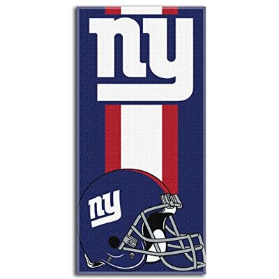 Northwest NFL New York Giants Unisex-Adult Beach Towel, 30" x 60", Cotton,Zone Read Northwest NFL New York Giants Unisex-Adult Beach Towel, 30" x 60", Cotton,Zone Read