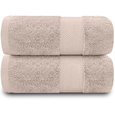 GC GAVENO CAVAILIA Extra Absorbent Bath Towel, Luxury Quality 700 GSM 100% Ringspun Cotton Pack of 2 Towels, Mocha, 2PK GC GAVENO CAVAILIA Extra Absorbent Bath Towel, Luxury Quality 700 GSM 100% Ringspun Cotton Pack of 2 Towels, Mocha, 2PK