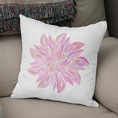 Bonamaison , Decorative Cushion Cover 50% Cotton 50% Polyester 43x43cm Designed and Manufactured in Turkey Bonamaison , Decorative Cushion Cover 50% Cotton 50% Polyester 43x43cm Designed and Manufactured in Turkey