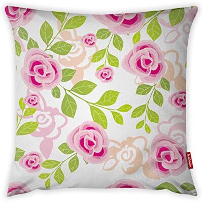 Bonamaison Decorative Cushion Cover, Cotton Polyester, Multicolor, 45x45 Bonamaison Decorative Cushion Cover, Cotton Polyester, Multicolor, 45x45