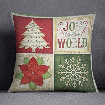 Bonamaison Decorative Cushion Cover, Cotton Polyester, Multicolor, 45X45 Bonamaison Decorative Cushion Cover, Cotton Polyester, Multicolor, 45X45