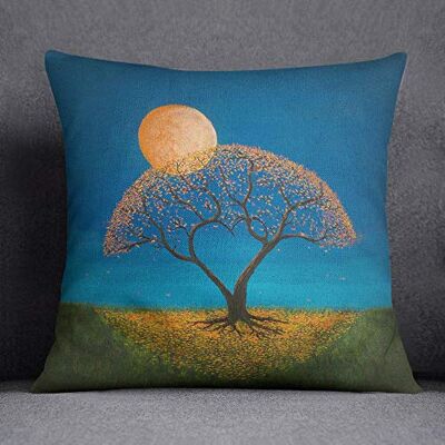 Bonamaison Decorative Cushion Cover, Cotton Polyester, Multicolor, 45X45 Bonamaison Decorative Cushion Cover, Cotton Polyester, Multicolor, 45X45