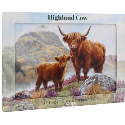 The Leonardo Collection Highland Cow Placemats Set of 4 Macneil Studios Table Mats For Home & Kitchen Easy Clean & Washable Place Mats For Table Stylish Decorations & Daily Use The Leonardo Collection Highland Cow Placemats Set of 4 Macneil Studios Table Mats For Home & Kitchen Easy Clean & Washable Place Mats For Table Stylish Decorations & Daily Use