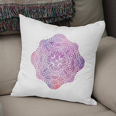 Bonamaison , Decorative Cushion Cover 50% Cotton 50% Polyester 43x43cm Designed and Manufactured in Turkey Bonamaison , Decorative Cushion Cover 50% Cotton 50% Polyester 43x43cm Designed and Manufactured in Turkey